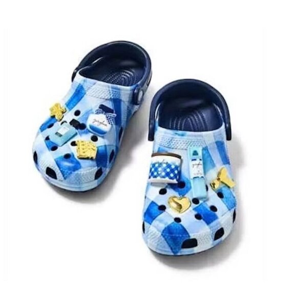 Bath & Body Works x Classic Crocs Blue Gingham Size Various - Picture 1 of 13